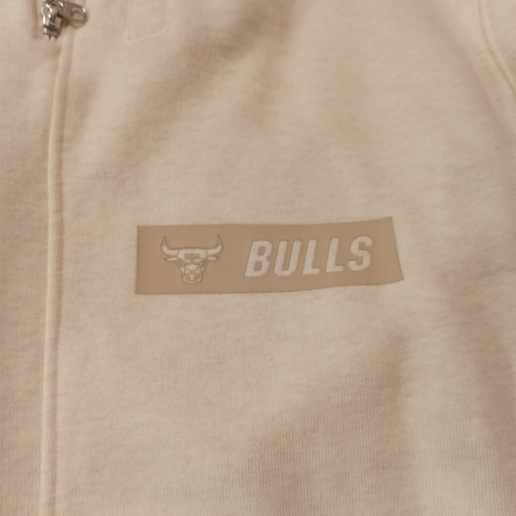 Nike NBA Chicago Bulls Cream Showtime Performance Pants Men's Size Small - Picture 6 of 15